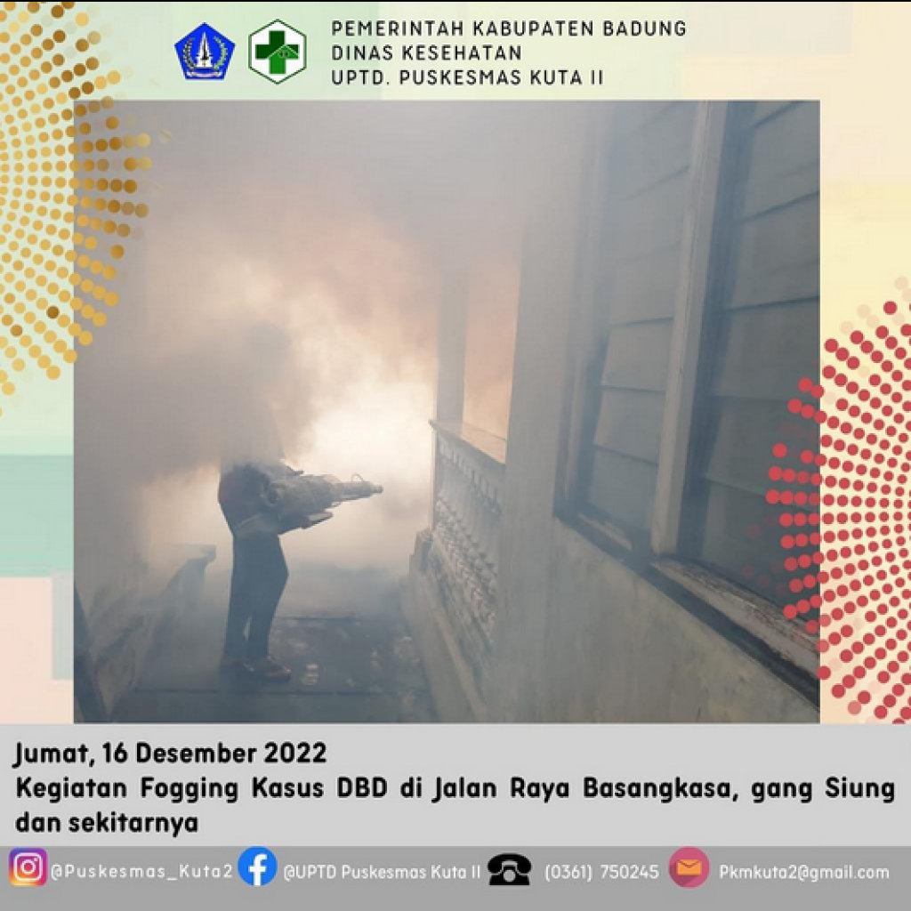 Kegiatan Fogging kasus DBD